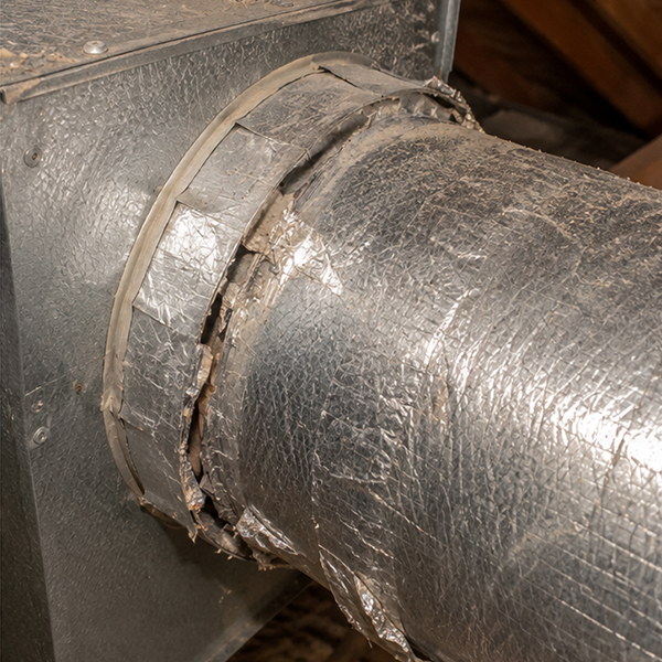 before duct sealing