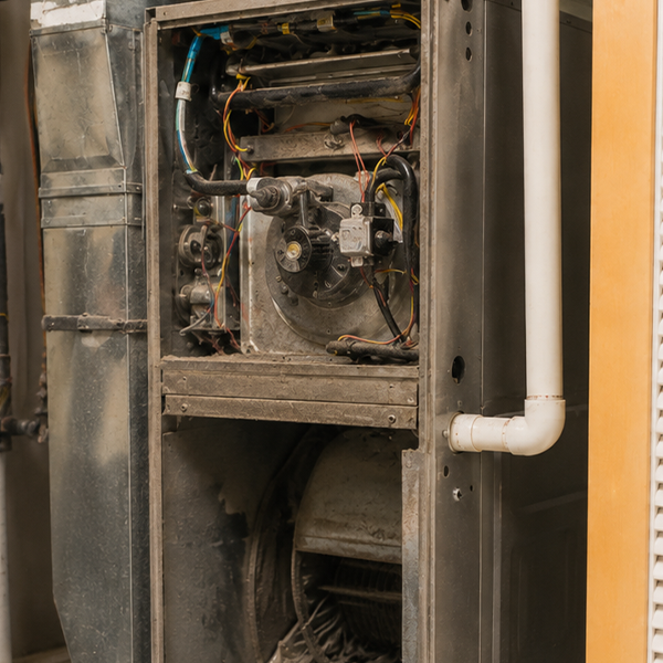 before furnace cleaning
