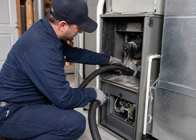 furnace cleaning